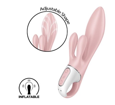 Wibrator króliczek Air Pump Bunny 3 rose Satisfyer