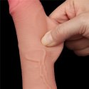DILDO 7.5'' SLIDING SKIN DUAL LAYER DONG FLESH