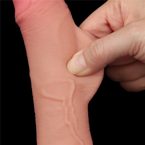 DILDO 7.5'' SLIDING SKIN DUAL LAYER DONG FLESH