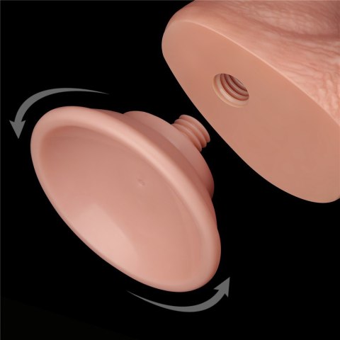DILDO 7.5'' SLIDING SKIN DUAL LAYER DONG FLESH