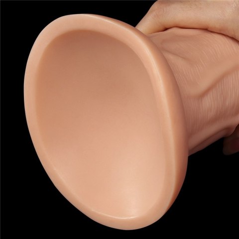 DILDO 9.5'' REALISTIC CURVED DILDO