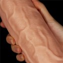 DILDO 9.5'' REALISTIC CURVED DILDO