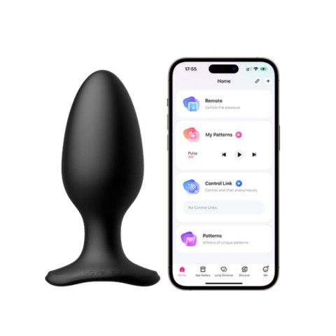 Korek Analny Sterowany Aplikacją Hush 2 Butt Plug 57Mm Lovense