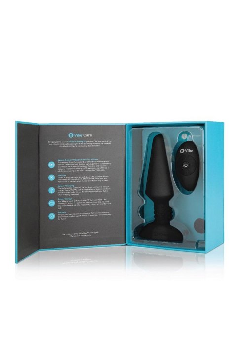Korek Analny Symulator Rimmingu B-Vibe Rimming Plug Xl Black b-Vibe