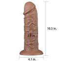 DILDO 10.5'' REALISTIC CHUBBY DILDO