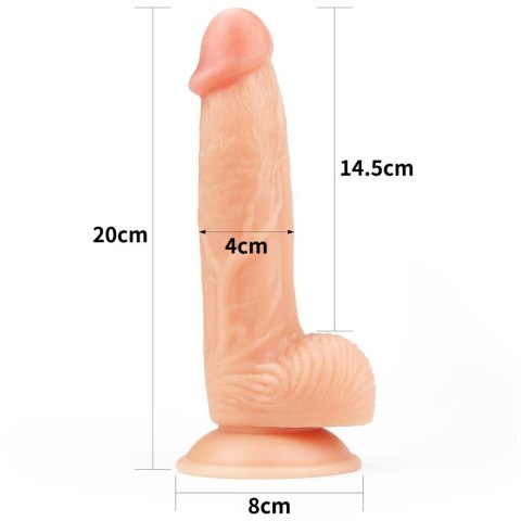 DILDO 8" THE ULTRA SOFT DUDE