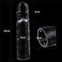 FLAWLESS CLEAR PENIS SLEEVE ADD 2''