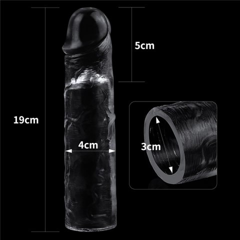 FLAWLESS CLEAR PENIS SLEEVE ADD 2''