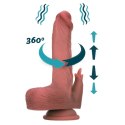 PODGRZEWANE DILDO Z RUCHEM POSUWISTO-ROTACYJNYM I STYMULACJĄ ŁECHTACZKI EROSPACE NATURAL PLAY D7