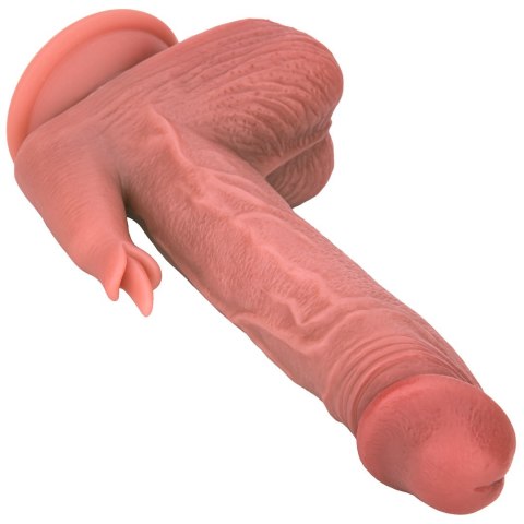 PODGRZEWANE DILDO Z RUCHEM POSUWISTO-ROTACYJNYM I STYMULACJĄ ŁECHTACZKI EROSPACE NATURAL PLAY D7