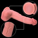 PODGRZEWANE DILDO Z RUCHEM POSUWISTO-ROTACYJNYM I STYMULACJĄ ŁECHTACZKI EROSPACE NATURAL PLAY D7