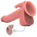 PODGRZEWANE DILDO Z RUCHEM POSUWISTO-ROTACYJNYM I STYMULACJĄ ŁECHTACZKI EROSPACE NATURAL PLAY D7