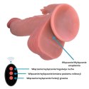 PODGRZEWANE DILDO Z RUCHEM POSUWISTO-ROTACYJNYM I STYMULACJĄ ŁECHTACZKI EROSPACE NATURAL PLAY D7