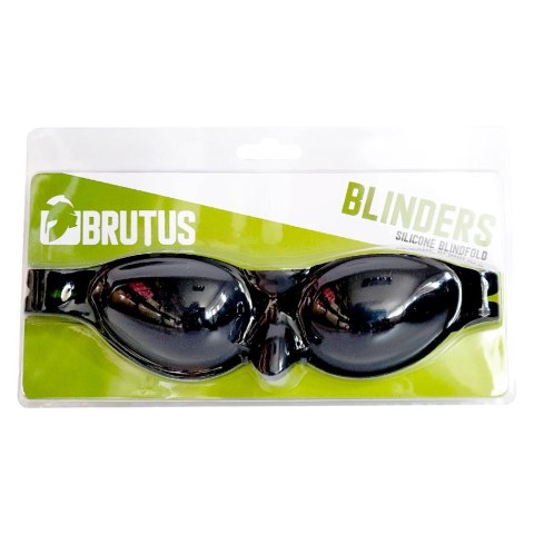 Silikonowa maska Blinders Silicone Blindfold Black Brutus