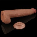 13.5'' KING SIZED SLIDING SKIN DUAL LAYER DONG