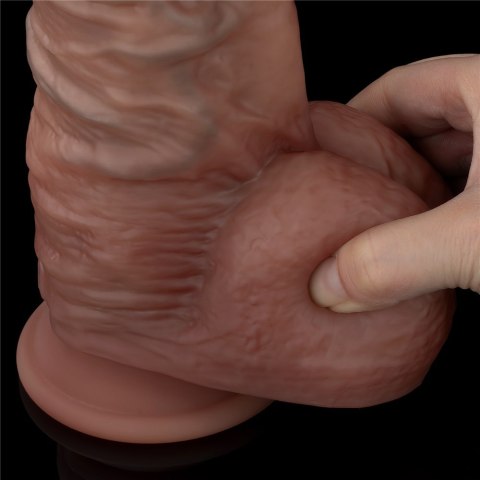 DILDO 10.5'' DUAL LAYERED SILICONE COCK XXL