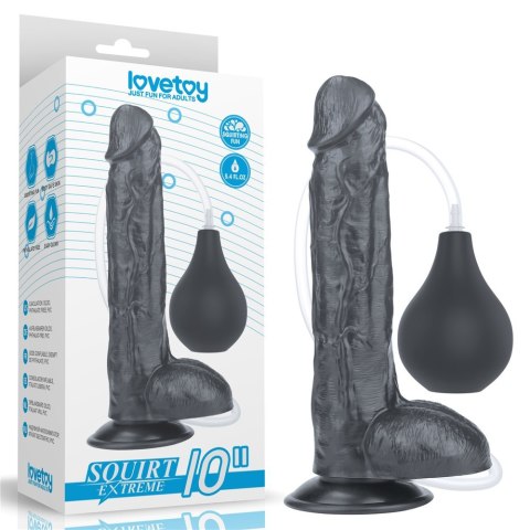 DILDO 10'' SQUIRT EXTREME DILDO - BLACK