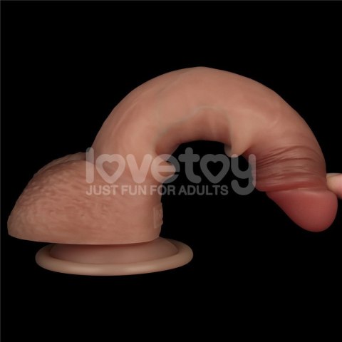 DILDO 7.5'' SLIDING SKIN PRO DUAL LAYER SILICONE DONG