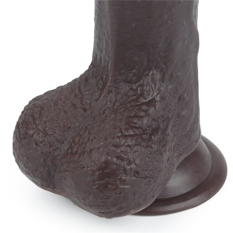 DILDO 7'' SLIDING SKIN DUAL LAYER DONG - BLACK