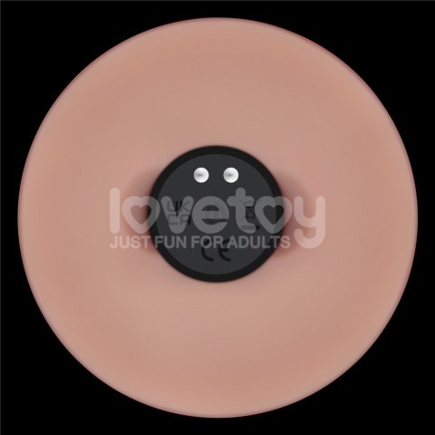 DILDO 9" VIBRATING SLIDING SKIN PRO II SILICONE DONG