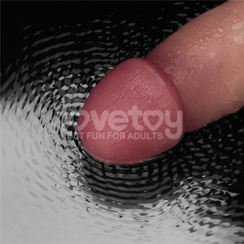 DILDO 9" VIBRATING SLIDING SKIN PRO II SILICONE DONG