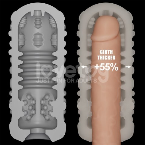 MASTURBATOR KNIGHTS RING VIBRATING DUAL PURPOSE SLEEVE-DRIP