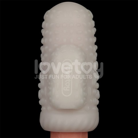 MASTURBATOR KNIGHTS RING VIBRATING DUAL PURPOSE SLEEVE-DRIP