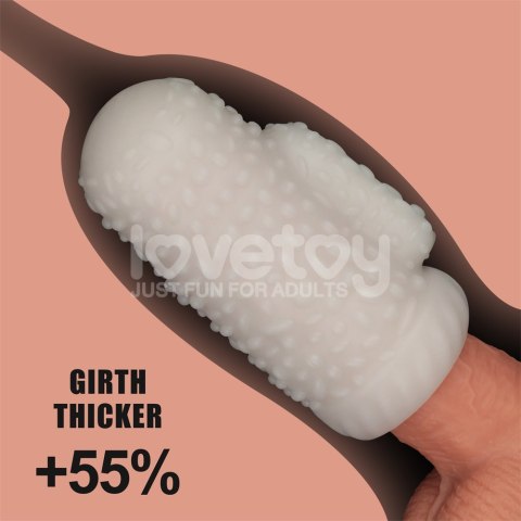 MASTURBATOR KNIGHTS RING VIBRATING DUAL PURPOSE SLEEVE-DRIP