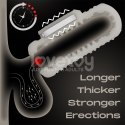 MASTURBATOR KNIGHTS RING VIBRATING DUAL PURPOSE SLEEVE-DRIP