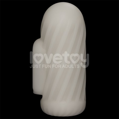 MASTURBATOR KNIGHTS RING VIBRATING DUAL PURPOSE SLEEVE-SPIRAL