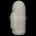 MASTURBATOR KNIGHTS RING VIBRATING DUAL PURPOSE SLEEVE-SPIRAL