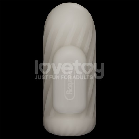 MASTURBATOR KNIGHTS RING VIBRATING DUAL PURPOSE SLEEVE-SPIRAL