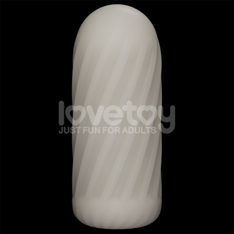 MASTURBATOR KNIGHTS RING VIBRATING DUAL PURPOSE SLEEVE-SPIRAL