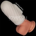 MASTURBATOR KNIGHTS RING VIBRATING DUAL PURPOSE SLEEVE-SPIRAL