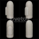MASTURBATOR KNIGHTS RING VIBRATING DUAL PURPOSE SLEEVE-SPIRAL