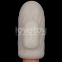 MASTURBATOR KNIGHTS RING VIBRATING DUAL PURPOSE SLEEVE-SPIRAL
