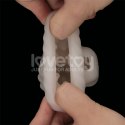 MASTURBATOR KNIGHTS RING VIBRATING DUAL PURPOSE SLEEVE-SPIRAL
