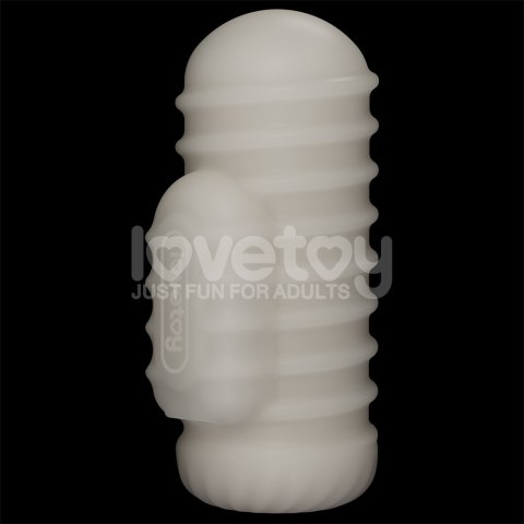 MASTURBATOR KNIGHTS RING VIBRATING DUAL PURPOSE SLEEVE-WAVY