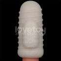 MASTURBATOR KNIGHTS RING VIBRATING DUAL PURPOSE SLEEVE-WAVY