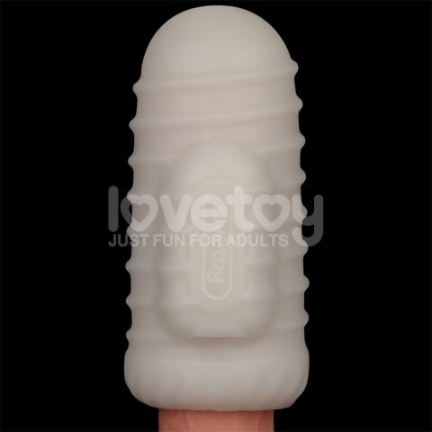 MASTURBATOR KNIGHTS RING VIBRATING DUAL PURPOSE SLEEVE-WAVY