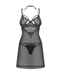 Koszulka i stringi Matildea Black L/XL Obsessive