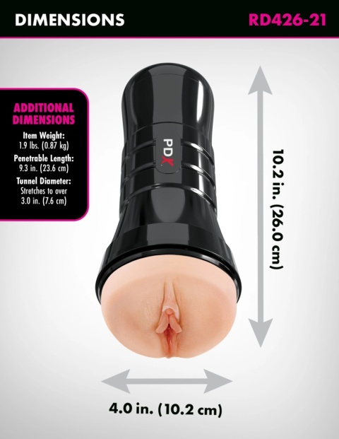 Realistyczny Masturbator Wet Pussies Super Juicy Snatch XXL Light PDX Extreme