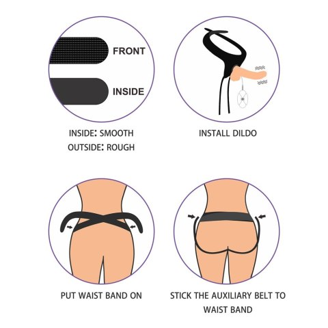 STRAP ON Z WIBRACJĄ 7.0"