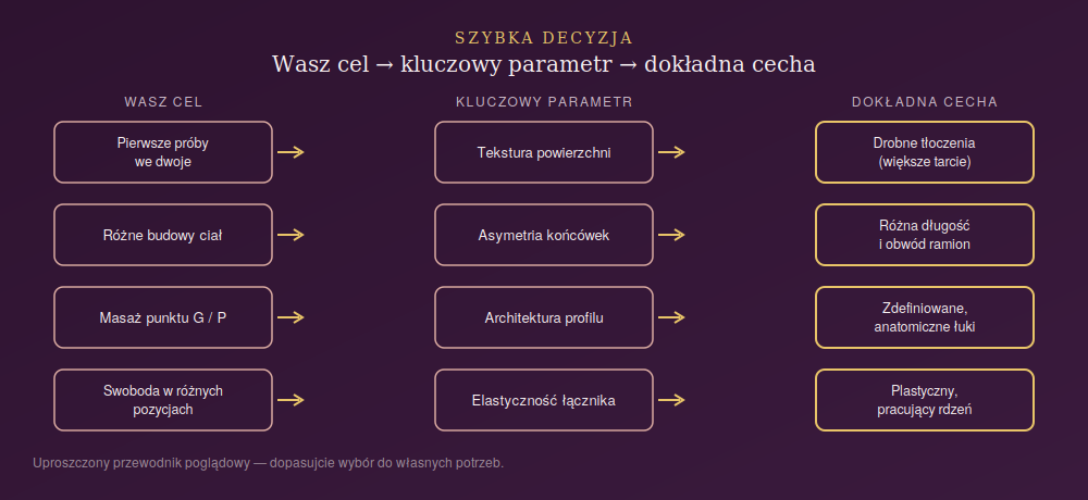 Przewodnik zakupowy przy wyborze podwójnego dildo